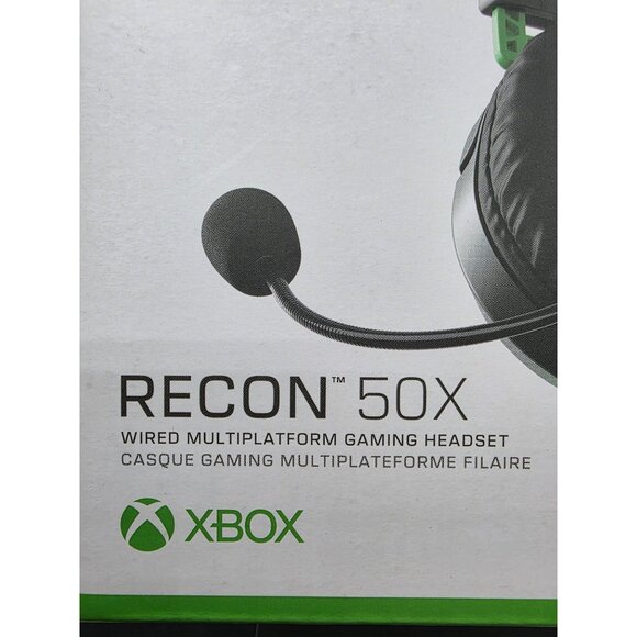 Turtle Beach Recon 50X Wired Multiplatform Gaming Headset Xbox PC PlayStation & - Picture 2 of 11